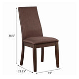 Chocolate and Espresso Dining Chair B062P153677