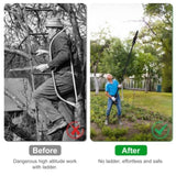 Cordless Pole Saw, 7.4ft Adjustable Length Chainsaw with 775W Motor , 2x 3000mAh 46875571