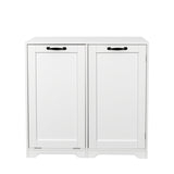 Laundry Cabinet with Doors and shelf, Tilt-Out Laundry Hamper, Freestanding Style, Adjustable Shelf, W331P280824