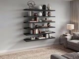 24" x 10" Floating Wall Shelf, Wall-Mounted Display Ledge for Living Room, Bedroom or Office Storage B070P604612