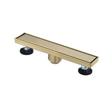 12 Inches Linear Shower Drain, Included Hair Strainer and Leveling Feet W2287P151508