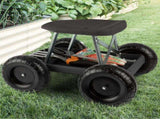Gardening Stool - Rolling Garden Seat with Tray 20706992