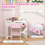 ZNTS Kids Desk and Chair Set 64947089