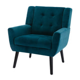 Modern Soft Velvet Material Ergonomics Accent Chair Living Room Chair Bedroom Chair Home Chair With W676P313941