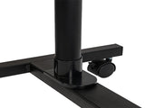 Four-Wheel Multifunctional Flat Surface Lifting Computer Desk Black 12535669