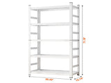 71" H Adjustable Storage Rack, Adjustable Shelves, 2000LBS Five-Tier Shelving Unit, 38809101