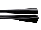 Body Side Extension Panel Kit fit for Infiniti Q50 2014-2023 Gloss Black ABS 2PC 74633635