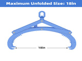 20in Automatic Log Tongs for Tractor, Heavy Duty 4-Claw Logging Tongs with Auto-Latching & 360&deg 82086892