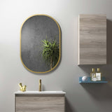 DAX Soul Reversible Mirror Matt Gold Metal Frame - 32 x 22 B2702P227045