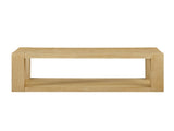 Modern Design 48 Inch Rectangular Coffee Table,2-Tier MDF Rectangle Coffee Table for Living W2582P344069