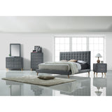 ZNTS Light Grey Upholstered 6-drawer Double Dresser B062P186553