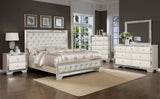 Madison Upholstery Chest Made With Wood in Beige Color 808857573247