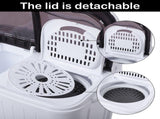 Compact Twin Tub with Built-in Drain Pump XPB35-188S 14.3lbs 87465586
