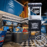 Kaitu Popcorn Machine with Cart 8oz Popper with Stainless-steel Kettle, Heated Warming Deck, and W2841P218156