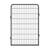 ZNTS 8 Panels Heavy Duty Metal Playpen with door,39.37"H Dog Fence Pet Exercise Pen for Outdoor, Indoor W2181P191361