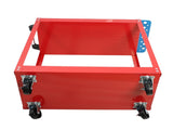 Tool Cart on Wheels, Heavy Duty Steel Utility Cart w/Lockable Wheels, 400 LBS Capacity Industrial 53703843