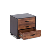 Eloy Walnut & Espresso Finish Accent Table B2726P271346
