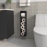 Supai Toilet Paper Holder in Melamine, Black B128P237159