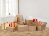 50pcs 12 "x 6" x 6 " thick 3mm corrugated cardboard box in kraft paper color 44810238
