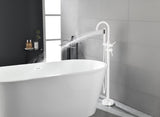 Floor Mount Bathtub Faucet Freestanding Tub Filler Standing High Flow Shower Faucets Shower Mixer W127257914