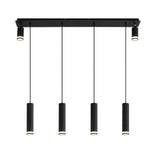 Angelina 6 - Light Matte Black Kitchen Island Pendant T3177P283998