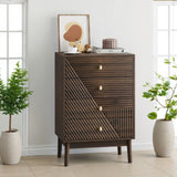4 drawer dresser, modern wardrobe dresser chest of drawers, wooden cabinet, dresser W1706P318063