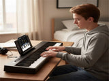 88-Key Velocity-Sensitive Digital Piano, 124.4624.136.35 cm French DREAM Audio Source Keyboard 00753619