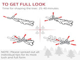 7.5' Tall Unlit Snow-Flocked Slim Artificial Christmas Tree with Realistic Branches and 738 Tips 12788439
