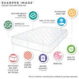 Overfilled Deep Pocket Mattress Pad White Queen B035P268150