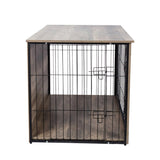 Dog Crate Furniture ,Wooden Dog Crate with Double Doors, Dog Furniture, Indoor Dog Kennel, W331P225794