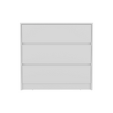 Austin Three Drawer Dresser, Pull Out Mechanism-White B07092131