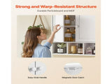 Bathroom Wall Cabinet with 2 Doors and Adjustable Shelf, Wall-Mounted Storage Organizer for 28412213