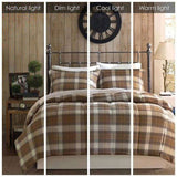 Twin Classic Quilting Soft and Cozy Microfiber Solid Reverse Down Alternative Comforter Set B035100461
