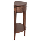 U-Style Modern Curved Console Table Sofa Table with 3 drawers and 1 Shelf for Hallway, Entryway, WF312995AAD