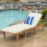 ARIANA KD WOOD CHAISE LOUNGE W/ CUSHION 57523.00