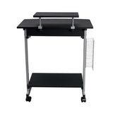 Compact Computer Cart With Storage, Espresso 36352791
