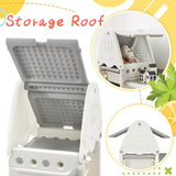 Kids Toy Organizer with 14 Bins, Multi-functional Nursery Organizer Kids Furniture Set Toy PP300104AAE