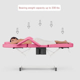 Professional Tattoo Bed Chair Massage Table with Storage Pocket and Towel Hook for Esthetician, 08191279