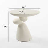 Lucky Stone End Table, Fiberglass Side Table, Modern Minimalist Corner Table, Coffee table with W2664P232884