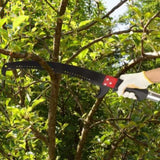 26ft Manual Pole Saw, Lightweight Tree Trimmers Long Handle Pruner Set, Sharp Steel Blade and 89490209