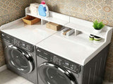 (58" Width x 28" Depth) Washer Dryer Countertop with Non-slip Pads, Laundry Wood Shelf Topper with W2641P490374