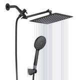 Shower Head, 10 Inch High Pressure Rainfall Shower Head/Handheld Shower Combo with 11 Inch Extension W121960165