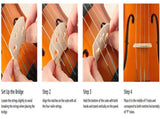 New 4/4 Acoustic Violin Case Bow Rosin Pink 21037626