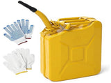 20L US Standard Cold-rolled Plate Petrol Diesel Can Gasoline Bucket with Oil Pipe Yellow 2 Pairs of 37950739