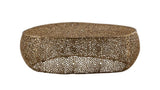 T3601-50 Oval Coffee Table Gold B009140732