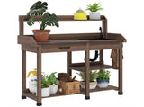 Garden Work BenchOpen Shelf Storage 96541724