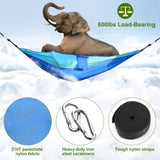Camping Hammock, Portable Double Hammock with Net,600lbs Load 2 Persons Hammock w/Mosquito Net 50848858