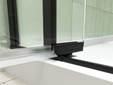 32-36"W X 72"H left and right opening universal pivot shower door, open outside, with 1/4" and 5/16" W2122P446434