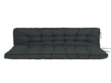 Outdoor Swing Cushions 70 Inch, Waterproof 4" Thick Porch Swing Cushion Replacement with Backrest 63302466