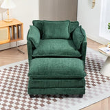 55.32*39.76" Oversized Sofa Indoor,Portable ottoman,Boucle Single Sofa Bed with Wider seat,Double W2715P269753